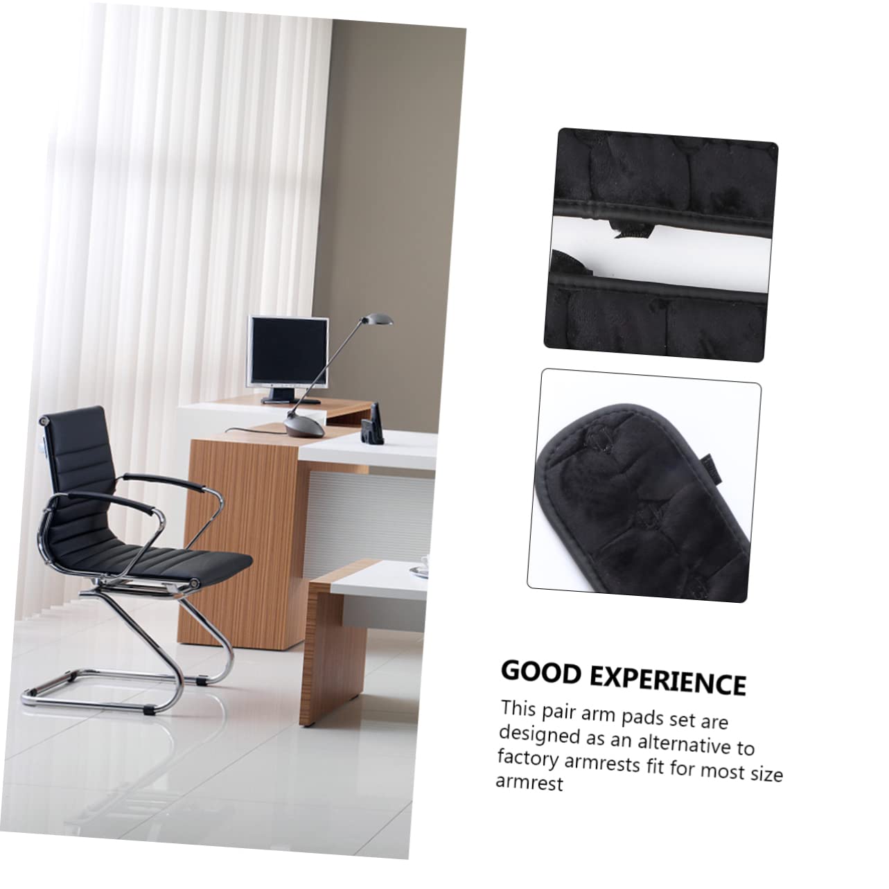 Uonlytech Copribraccioli Elastici Per Sedia Imbottiture Morbide E Protettive Per Braccioli Di Sedie Da Ufficio Pranzo Gaming Facili Da Installare E Pulire