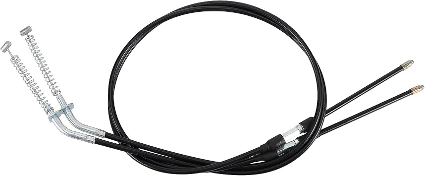 GOOFIT 50.5 Inch Front Drum Brake Cable Set for 200cc 250cc Breeze YFA1 Moto-4 Water-Cooled ATV 2 pcs/Set