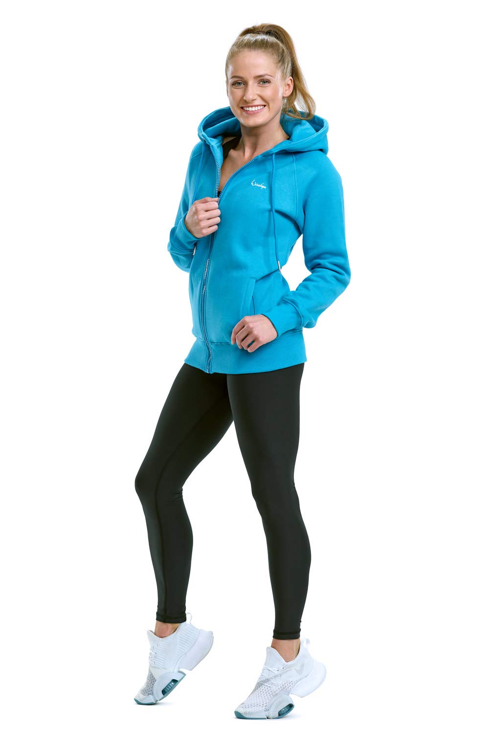 WINSHAPE Damen Winshape Kuschelige Damen Hoodie-Jacke J005 Kapuzenpullover