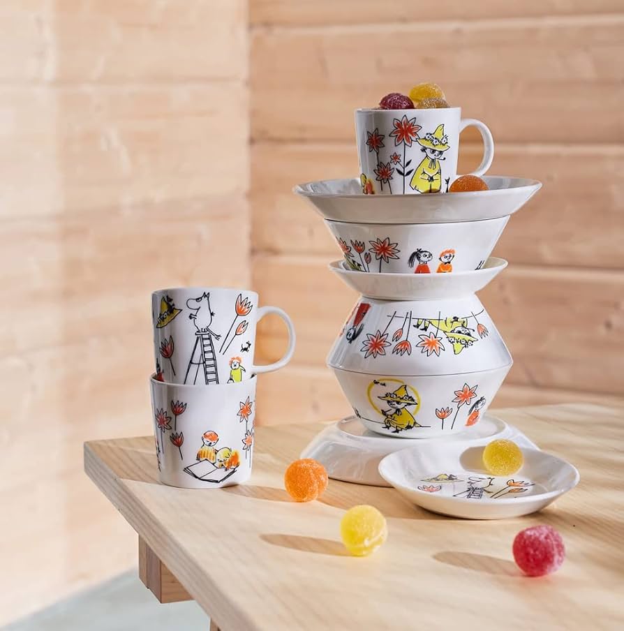 ARABIA社　　大プレート 楽天市場】【SALE】ムーミンABC プレート19cm（アラビア／ARABIA