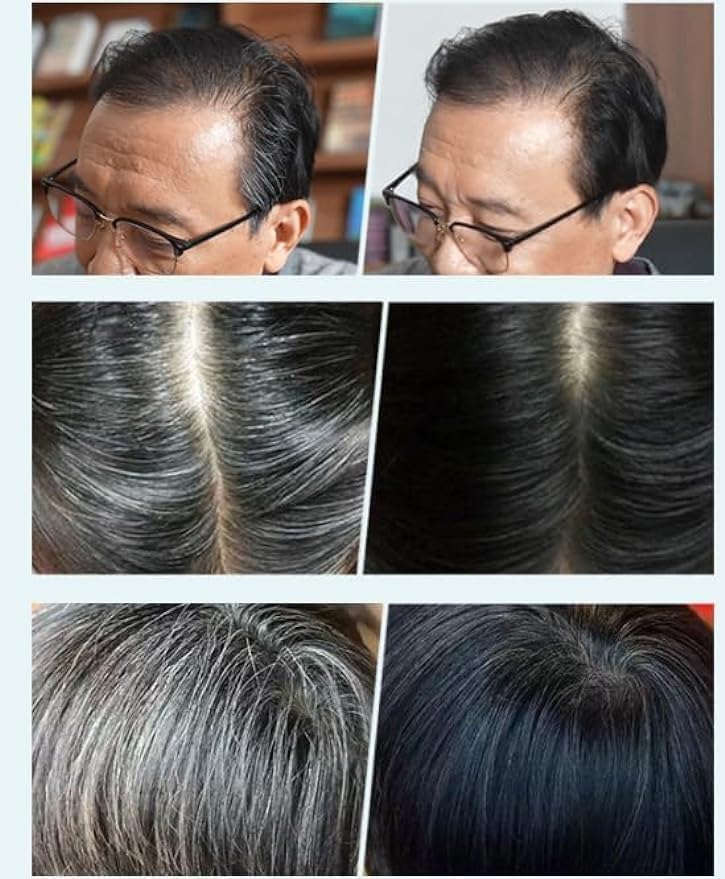 Miniatura 4 de Crema de teñido de frutas negras de 2.7 fl oz, crema de tinte negro natural para el cabello, tinte para el cabello canoso, tinte para el cabello