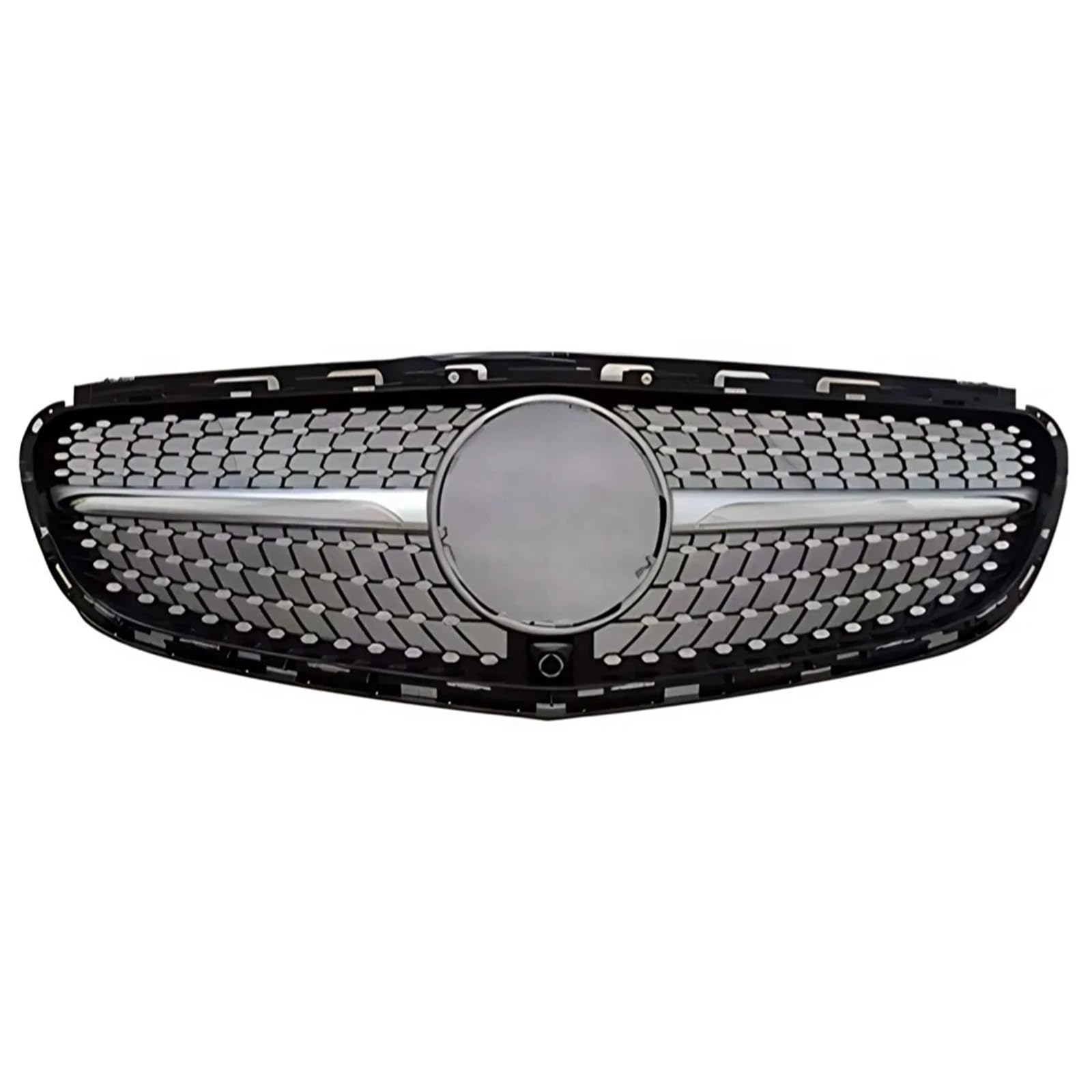 osłona chłodnicy silnika osłona Przedni grill zderzak grill kratka akcesoria tuningowe pasuje do Mercedes Benz E Klasa W212 2009-2015 E260 E300 E350 E200 GT kratki samochodowej(09-12 GT Silvery)
