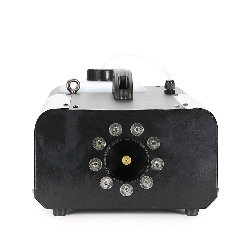 Macchina per il fumo portatile, con telecomando, 1500 W, per Halloween, come regalo di Natale, per matrimoni, teatri, feste, discoteche