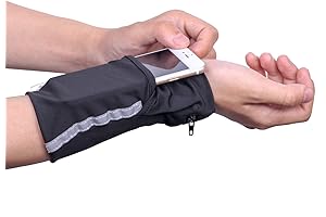 Thick Cell Phone Holder with Wrist Wallet Pocket Accessory for Women