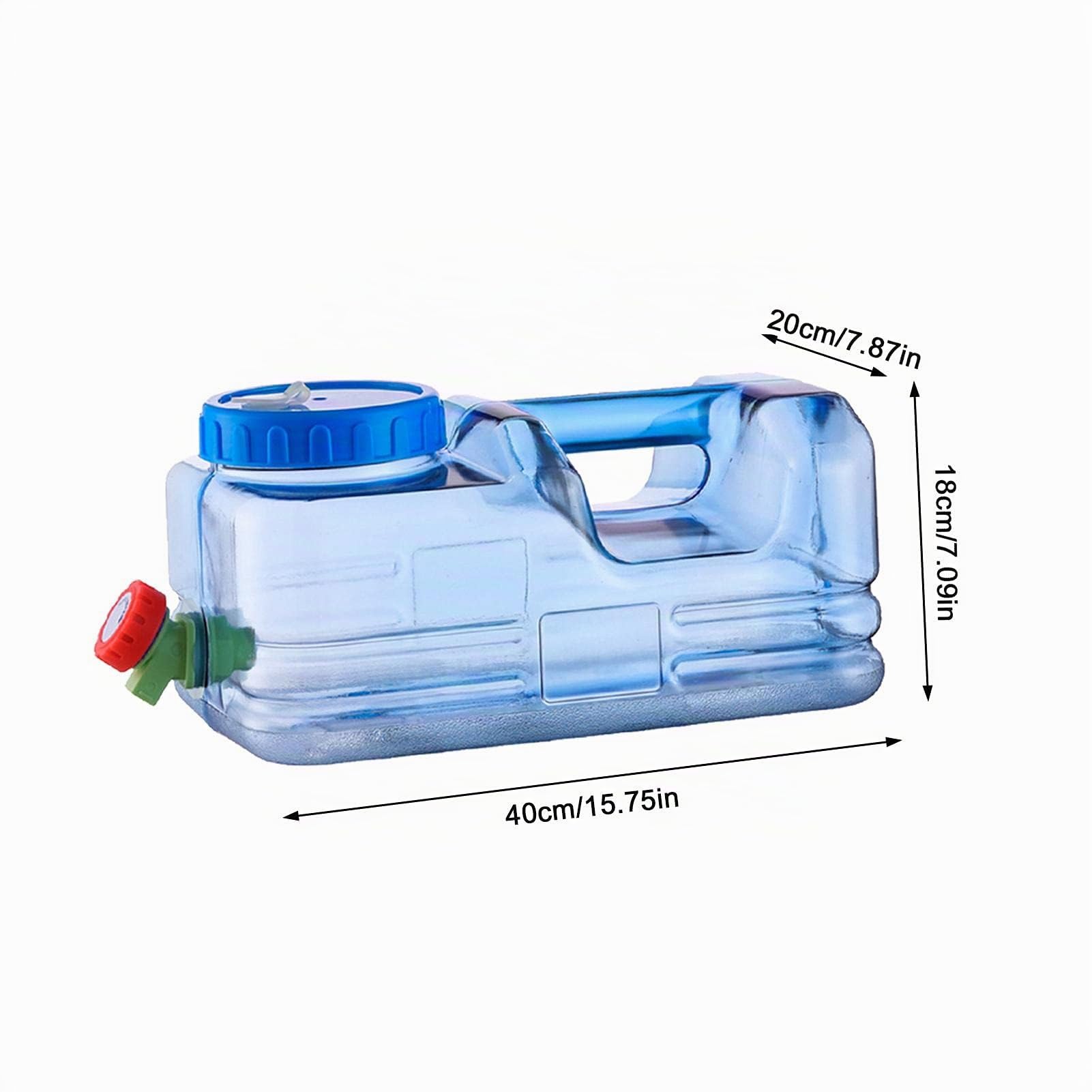 Luckxing 5L-25L Reservoir Eau Camping Car, Jerrican Alimentaire avec Robinet, Bidon d'eau avec Poignée, sans BPA, Réservoirs deau Potable pour Camping Voiture Urgence