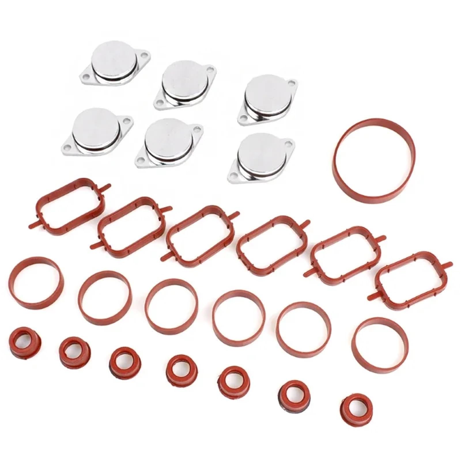 Gasket set oil cooler Do X3 X5 X6 M57 E39 E60 E46 E38 E53 E83 E70 E71 E92 uszczelka kolektora dolotowego uszczelka 22/33mm