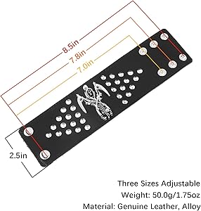 【月曜限定値下げ】WOLFMAN B.R.S BANGLE BRACELET Amazon.com: HZMAN Black Death Skull Leather Cuff Bracelet