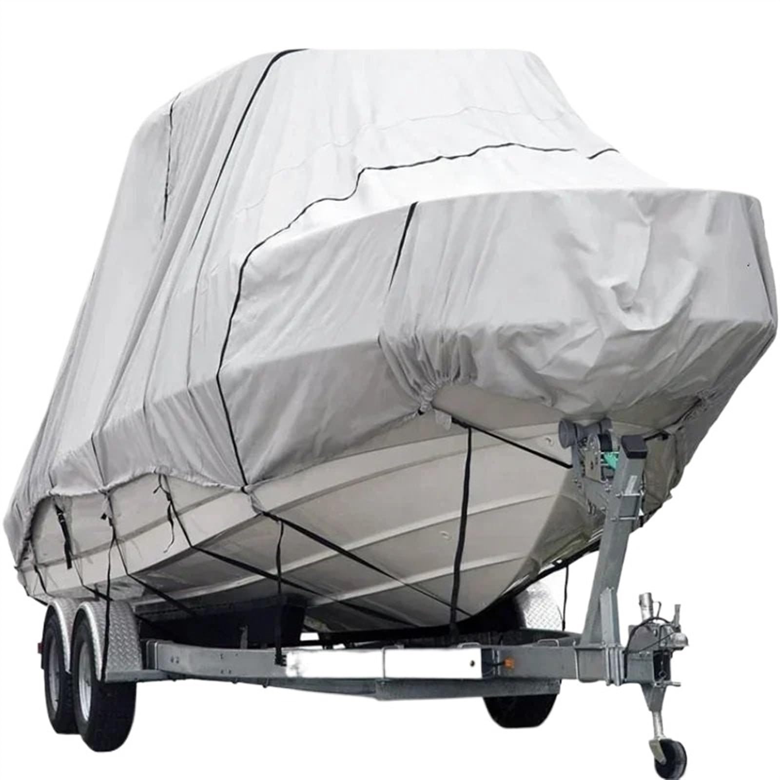 Copertura per Barca Kayak Copertura Telo copribarca 26-28FT 600D T-Top Weather Ripstop Trasportabile 420D Poliestere Accessori marini per Yacht Larghezza 114"(600D)