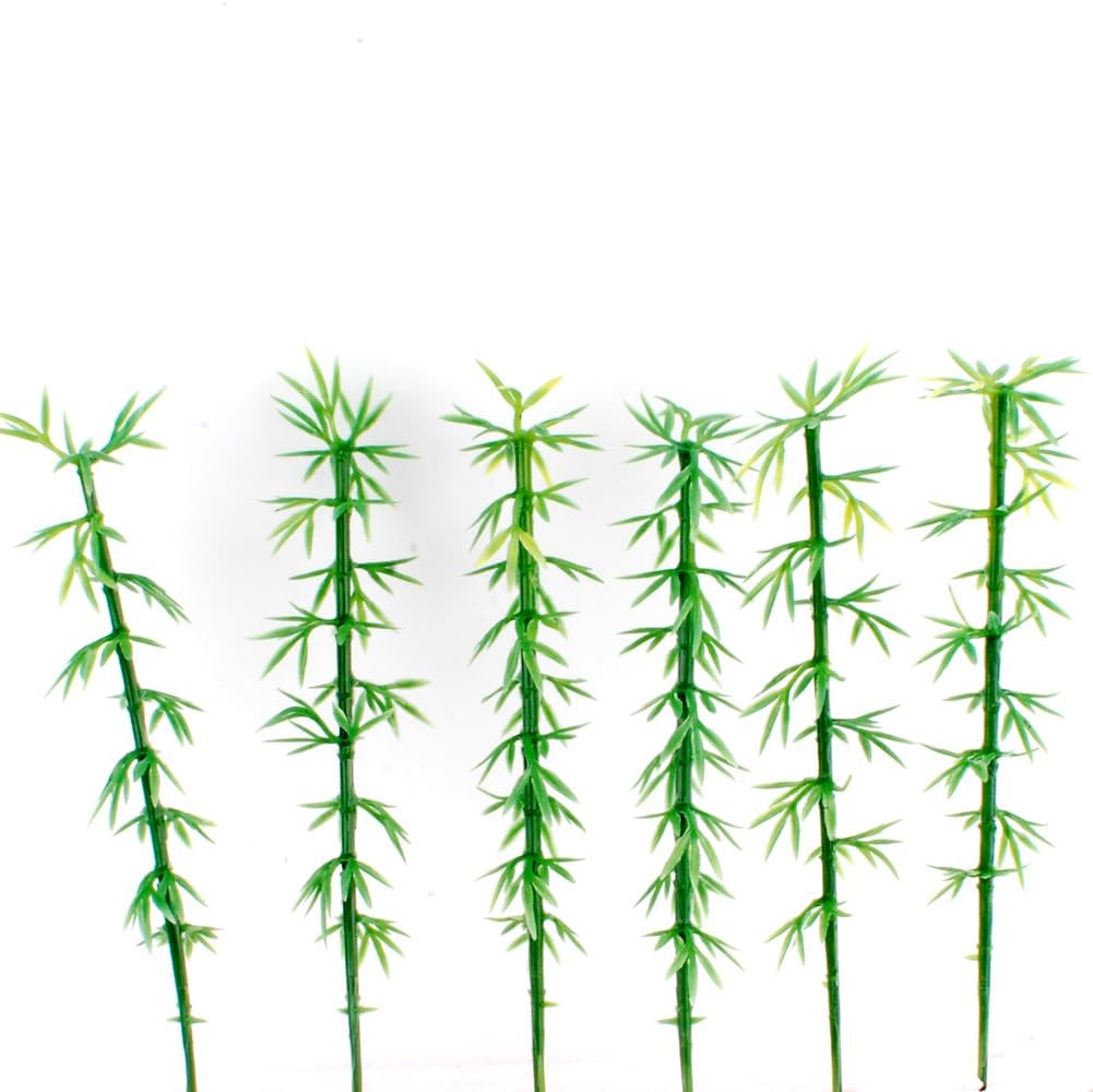 NW Model Trees Model Train Scenery Architecture Trees Model Scenery Model Bamboo with No Stands (8cm(100pcs))
