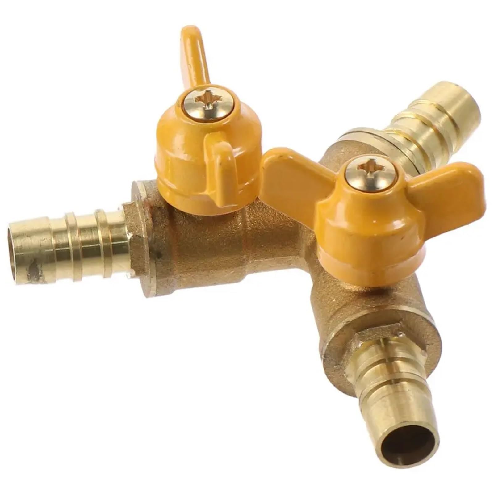 Vanne 3 voies en laiton durable usiné avec robinet à boisseau sphérique 11 mm