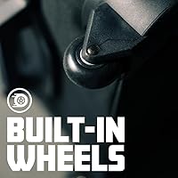 Vista 4 de Gator Cases Legacy Hybrid Series Lightweight Rolling Keyboard Case for 88 Note Keyboards and Electric Pianos (GK-88)