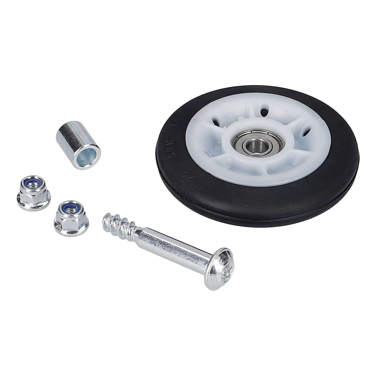 easyPART Kompatibel/Ersatz für Bosch 00613598 Laufrolle Rad Gleitrolle Drehrad für Trommel Trockner Wäschetrockner Siemens 613598 auch Neff Balay Constructa Gaggenau