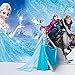 Nidezon Elsa Backdrop 5 Feet 3 Feet Wall Decro Birthday Party Decorations Ice and Snow Photography Banner Ice Castle Background