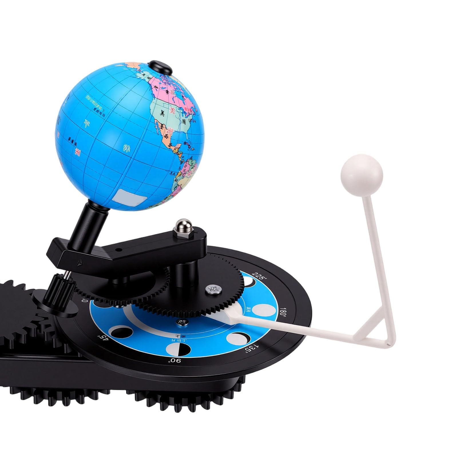 Matybobe Modelo Sol Tierra Luna Herramienta Educativa para Aula Hogar,