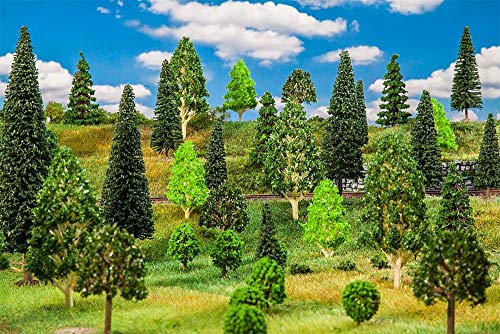 Arbres de forêt Faller F181536 assortiment 50 pièces pour paysage miniature