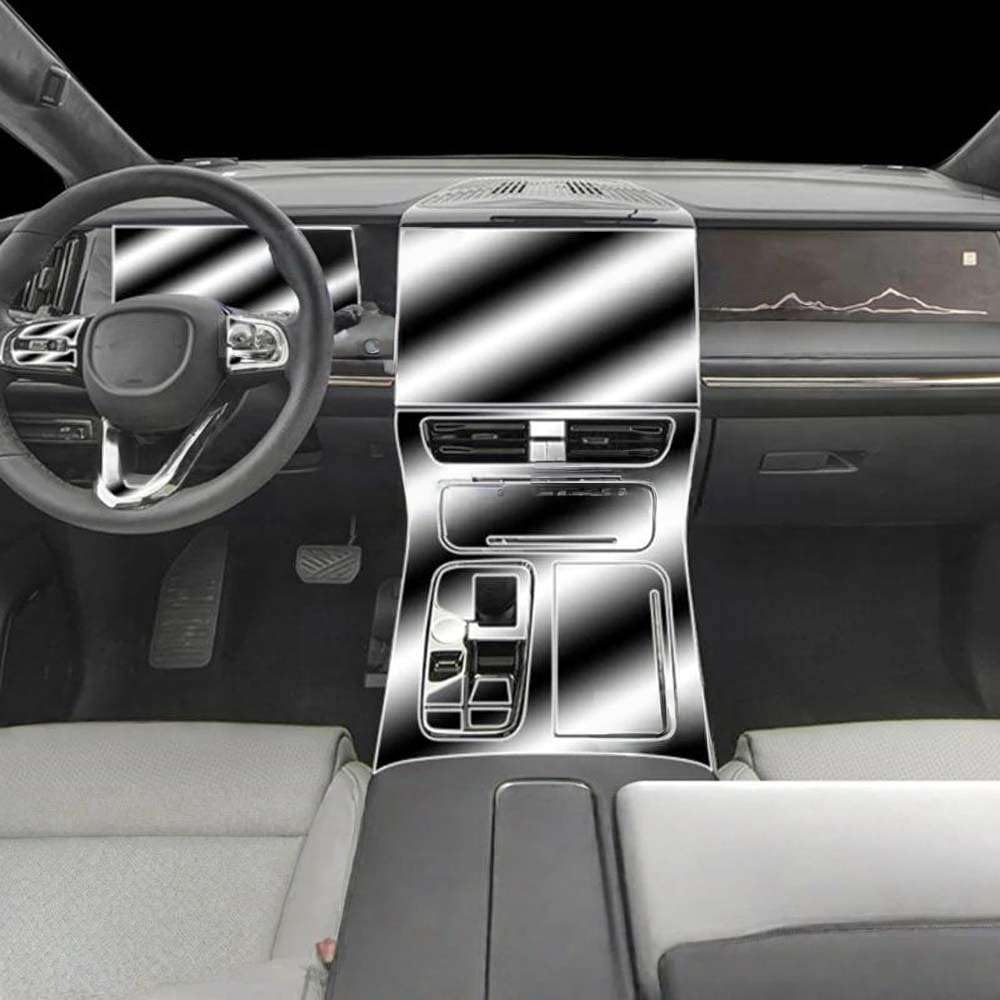 Car Interior Panel Protective Transparent TPU Film, for GAC Trumpchi M8 2025 Anti-Scratch Sticker Accessories