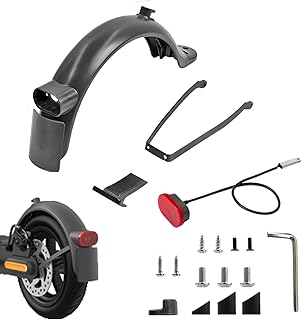 Neuytiky Premium Mudguard Set for E-Scooter - Compatible with Xiaomi M365, 1S, Pro, Pro 2, Mi3 & Scooter 3 | High Quality E-Scooter Accessories | Waterproof Mudguard for City & Offroad