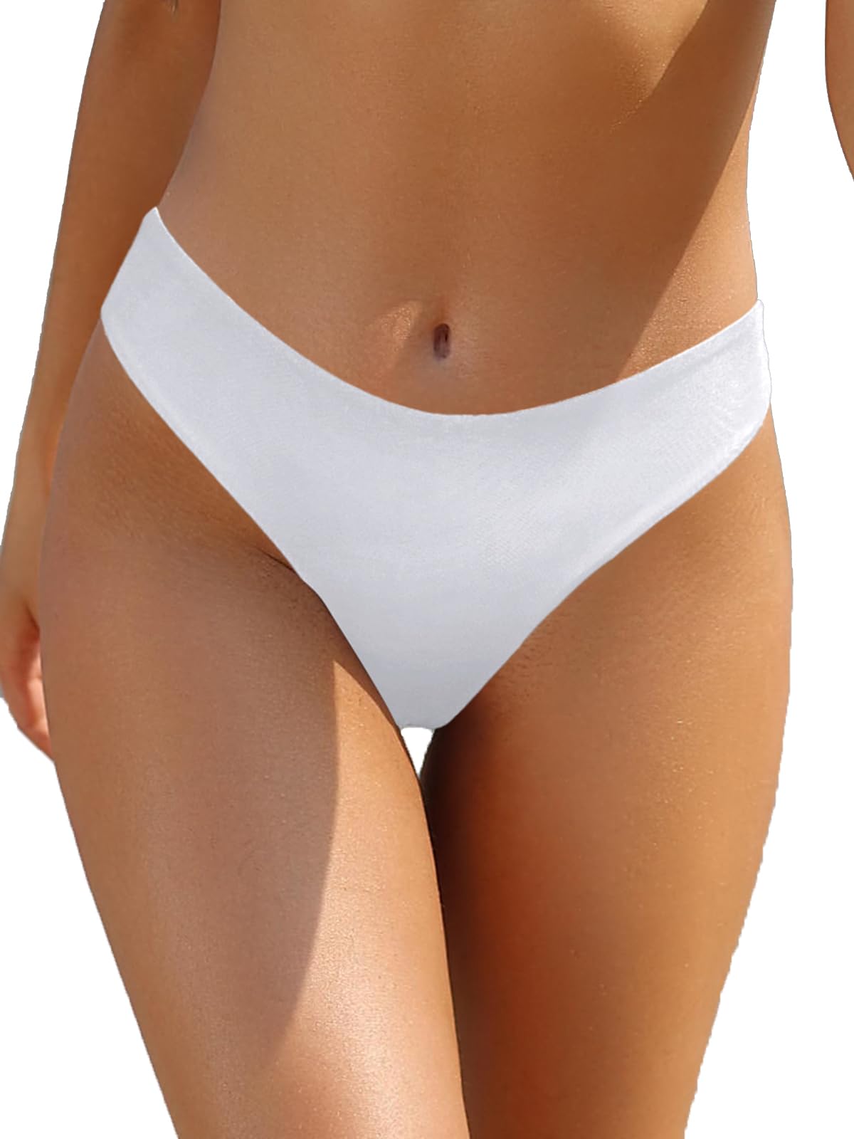 SHEKINI Mujer Traje de Baño Elegante Clásicas Brasileña Tangas Parte Inferior del Bikini High Cut Pantalones de Nadar Bikini de Playa