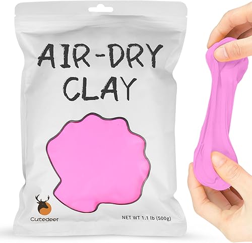 Arcilla Air Dry - Arcilla mágica para modelar espuma suave de 1.1 libras, arcilla ultra ligera, arcilla para moldear creativamente para educación