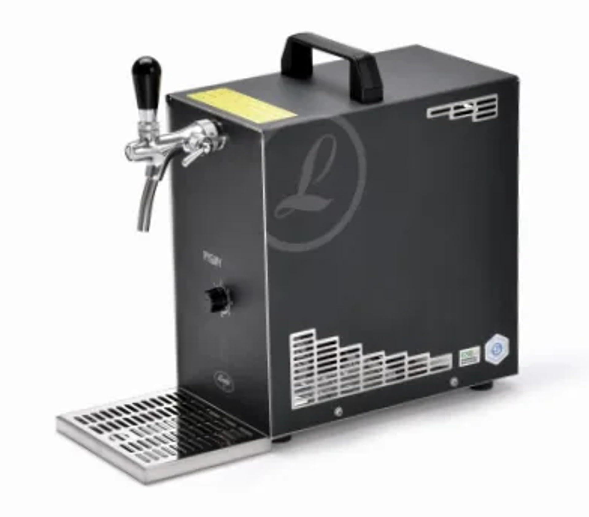 Set Completo, Dispensador de Cerveza, PYGMY 25/K Limited Edition dispensador portátil, 1 Grifo, 35 litros/Hora, Green Line, KEG:sin