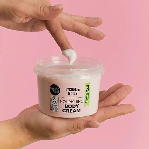 Miniatura 6 de Organic Shop Crema Corporal Rosa Lichi Orgánico y 5 Aceites 8.5fl oz