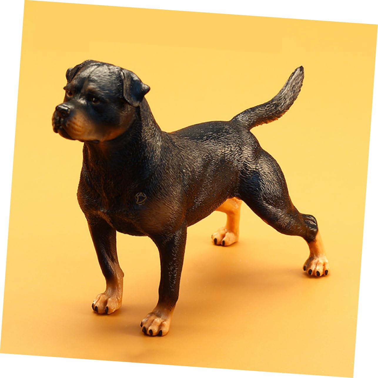 Toyvian Rottweiler Di Cane Giocattolo Educativo Per Ragazzo Decorazione Casa in Plastica e Portatile