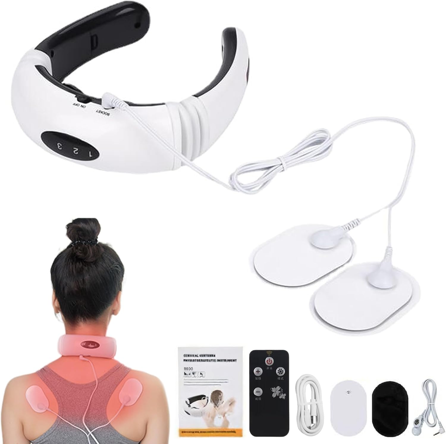 2024 New Electric Intelligent Massager, Acupeo Neck Massager for Neck ...