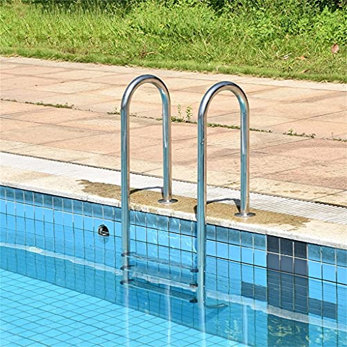 Escalera para piscina con 3 peldaños de acero inoxidable miniatura 7