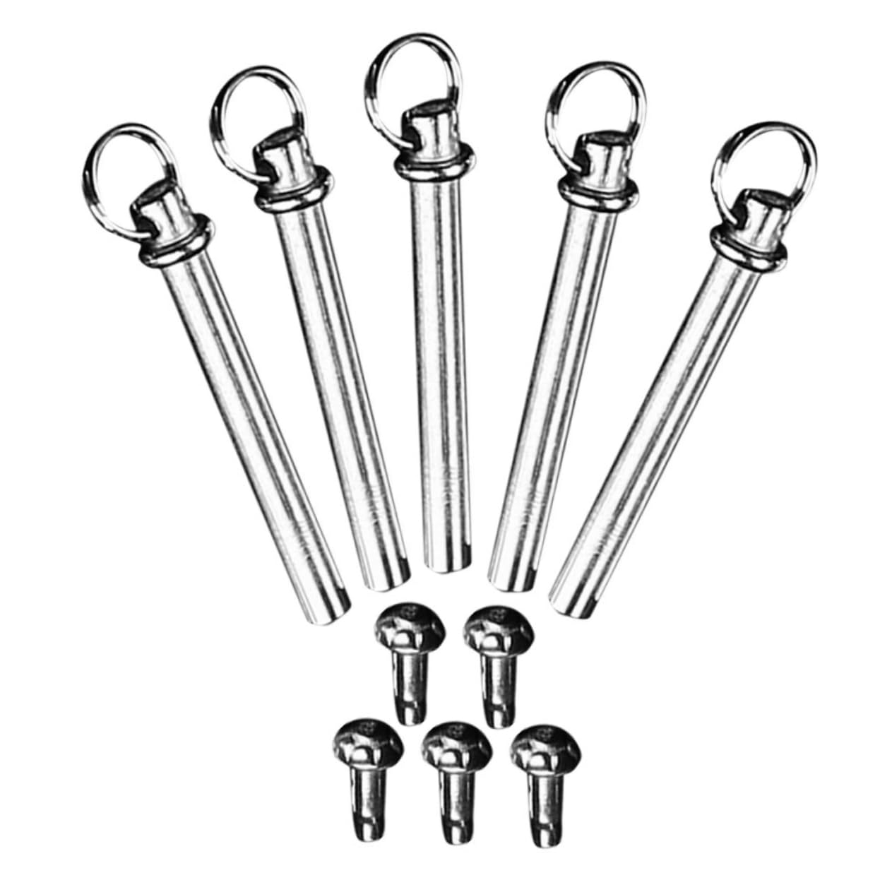 ERINGOGO Folding Fan Accessories Set 5 Pack of Replacement Nails Rivets and Pins for Easy Repair