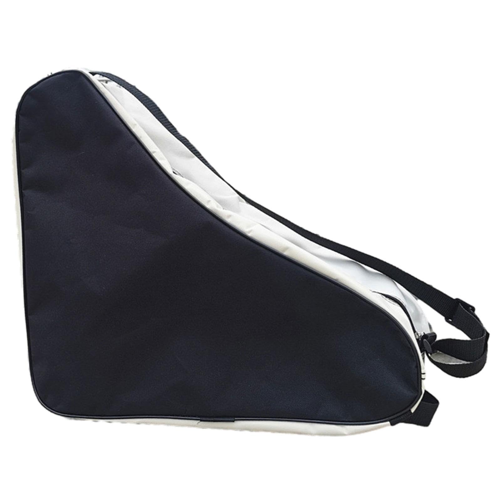 QLoztyse Roller, Skate Carrier Bag, Oxford, Ice, Skating Shoes Bag, Bag for Figure Skating, Roller Skating And Girls, Beige Black