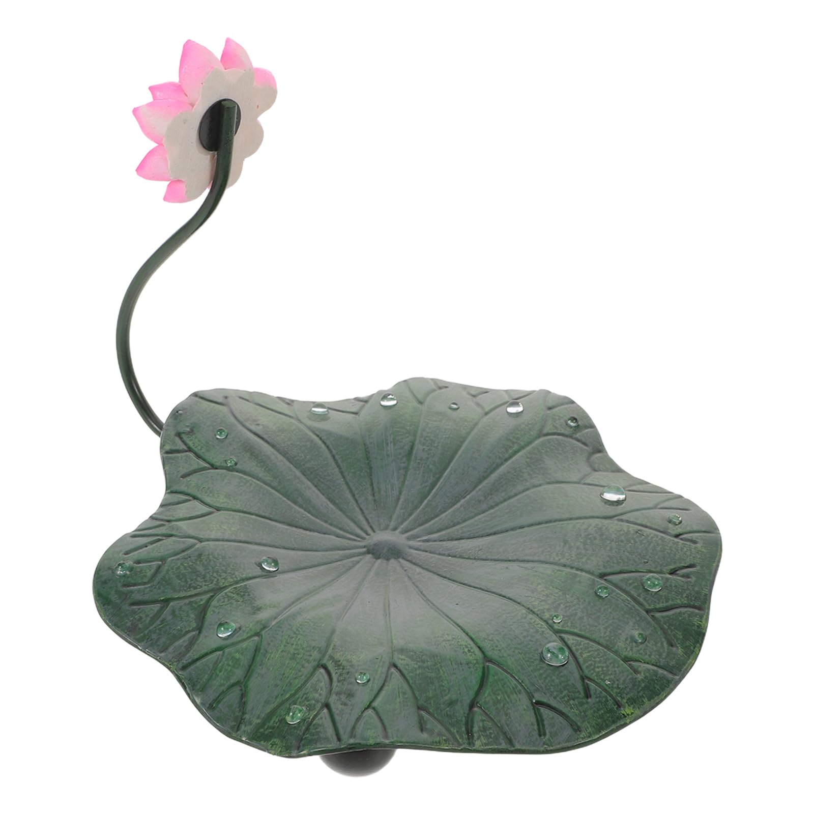 Servilletero de Mesa de Metal con Prensa en Forma de Flor de Loto, Dispensador de Pañuelos para Cocina y Comedor, Soporte Estable Antideslizante para Uso Doméstico Oficina