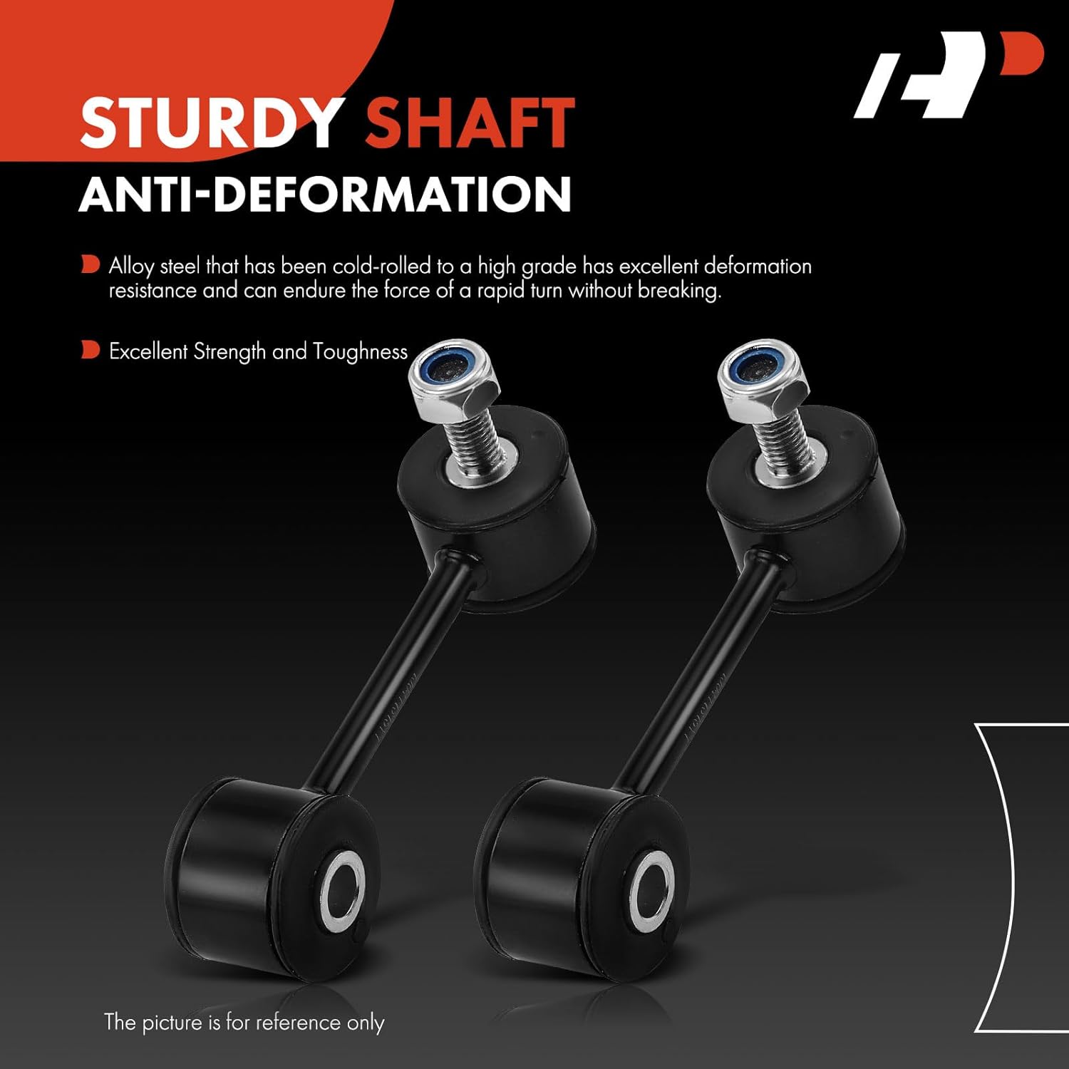A-Premium 2 x Front Sway Bar Links Stabilizer Bar Links, Compatible with Volkswagen Jetta 1999-2006, Golf 1998-2003, Beetle 1999-2010, FWD Only