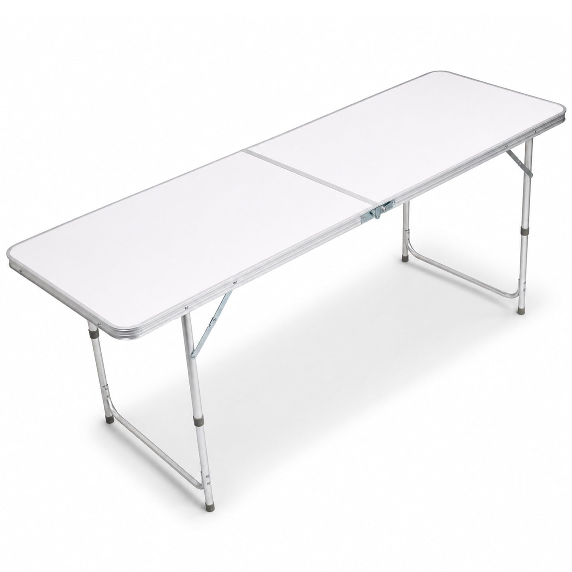 Oypla 6ft Folding Outdoor Camping Picnic Market Kitchen Work Top Table — image 1