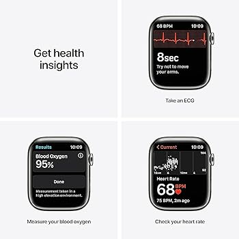 Amazon.com: Apple Watch Series 7 (GPS + Cellular 45mm) Graphite