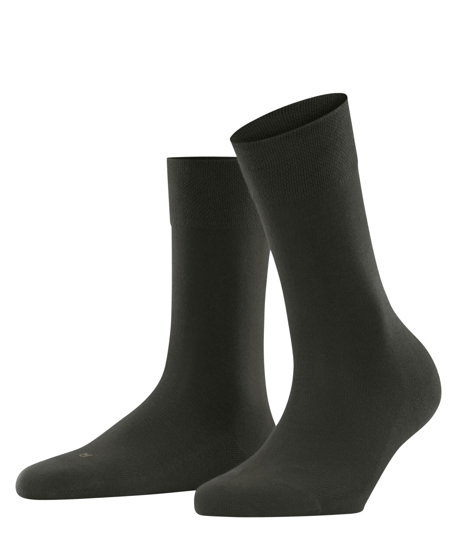 FALKE Women's Sensitive London W SO Cotton With Soft Tops 1 Pair Socks, Green (Military 7826) new - eco-friendly, 5.5-8
