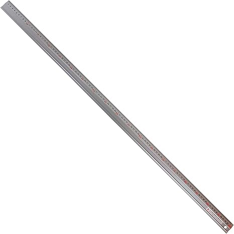 Amazon Bigman ビッグマン アルミ定規 滑り止め付き 100cm 読み取りやすい2色目盛 Bar 100 Diy 工具 ガーデン