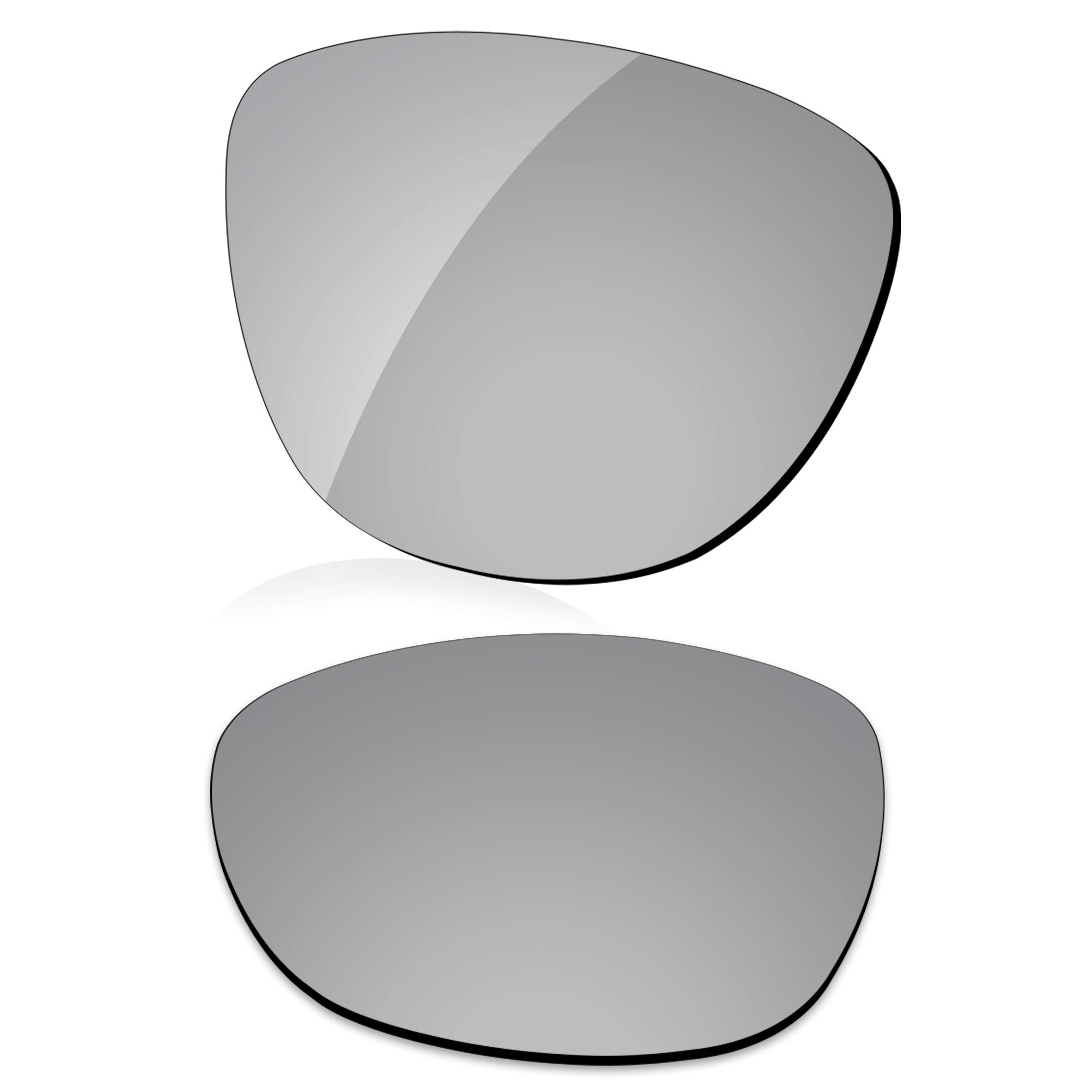 LenzReborn Polarized Lens Replacement for Oakley Frogskins OO9013 Sunglass - Silver Grey - Polarized Mirrored