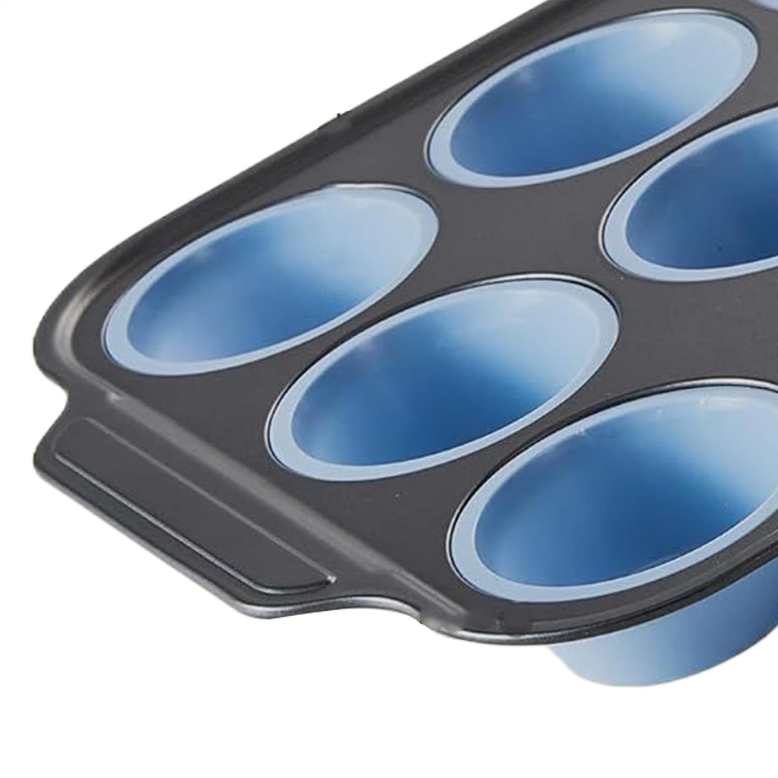 Molde para muffins Bandeja De Silicona Antiadherente Portátil Y Fácil Con | Bandeja Para Hornear Cupcakes para cocina hogar mesa comedor mujeres hombres familia