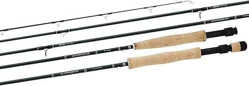 Daiwa Varillas Fly FW AGQF9064 Algonquin Fly Rod 9'#6 4pc, marrón, 43591