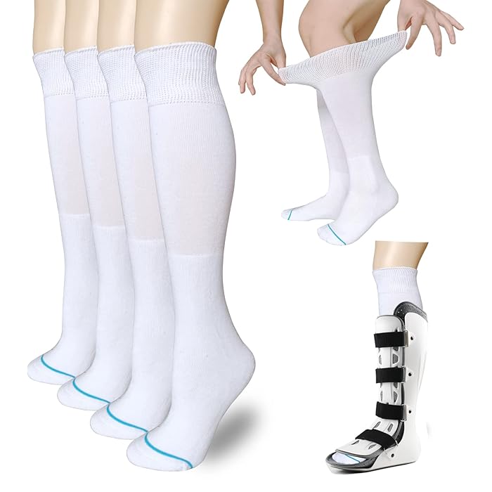 Buy Socks Liner for Orthopedic Walking Boots Walker Brace Shoe,Medical