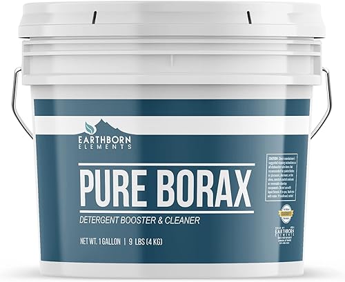 Miniatura 6 de Earthborn Elements Copos de jabón, tripolifosfato de sodio (STPP) y paquete de bórax, cubo de 1 galón cada uno, aditivos para lavandería,