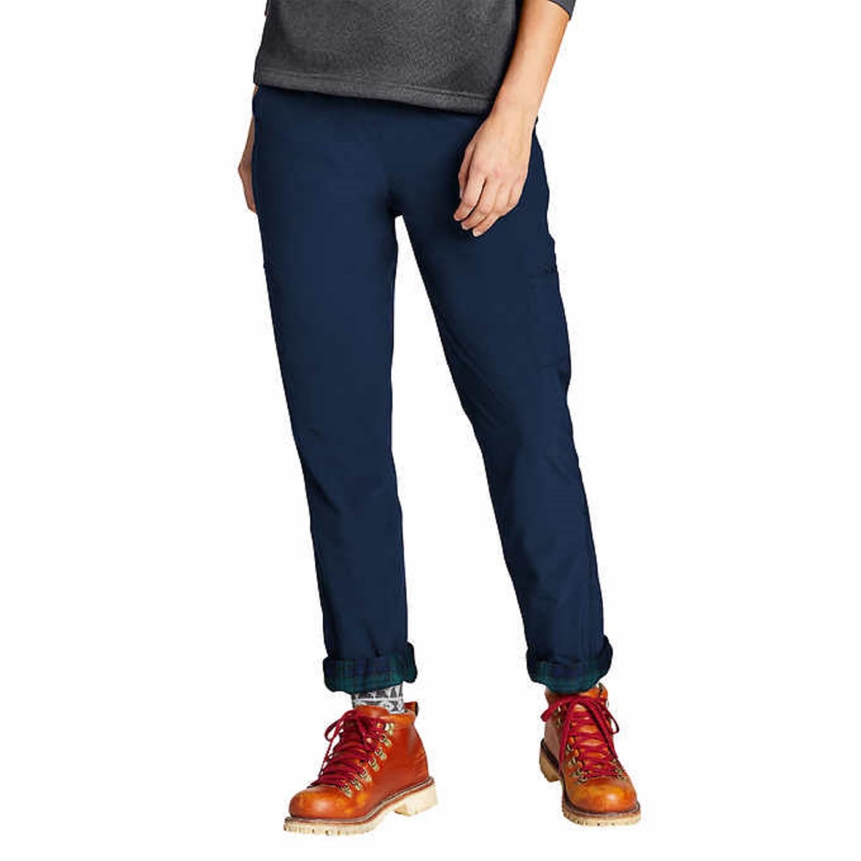 Eddie Bauer Women's Stretch Fleece Lined Polar Pant Blue