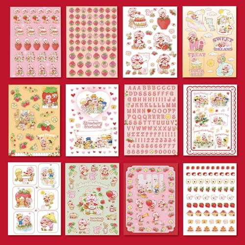image for Horizon Group USA Strawberry Shortcake 1,000+ Sticker Book, Cute Stick