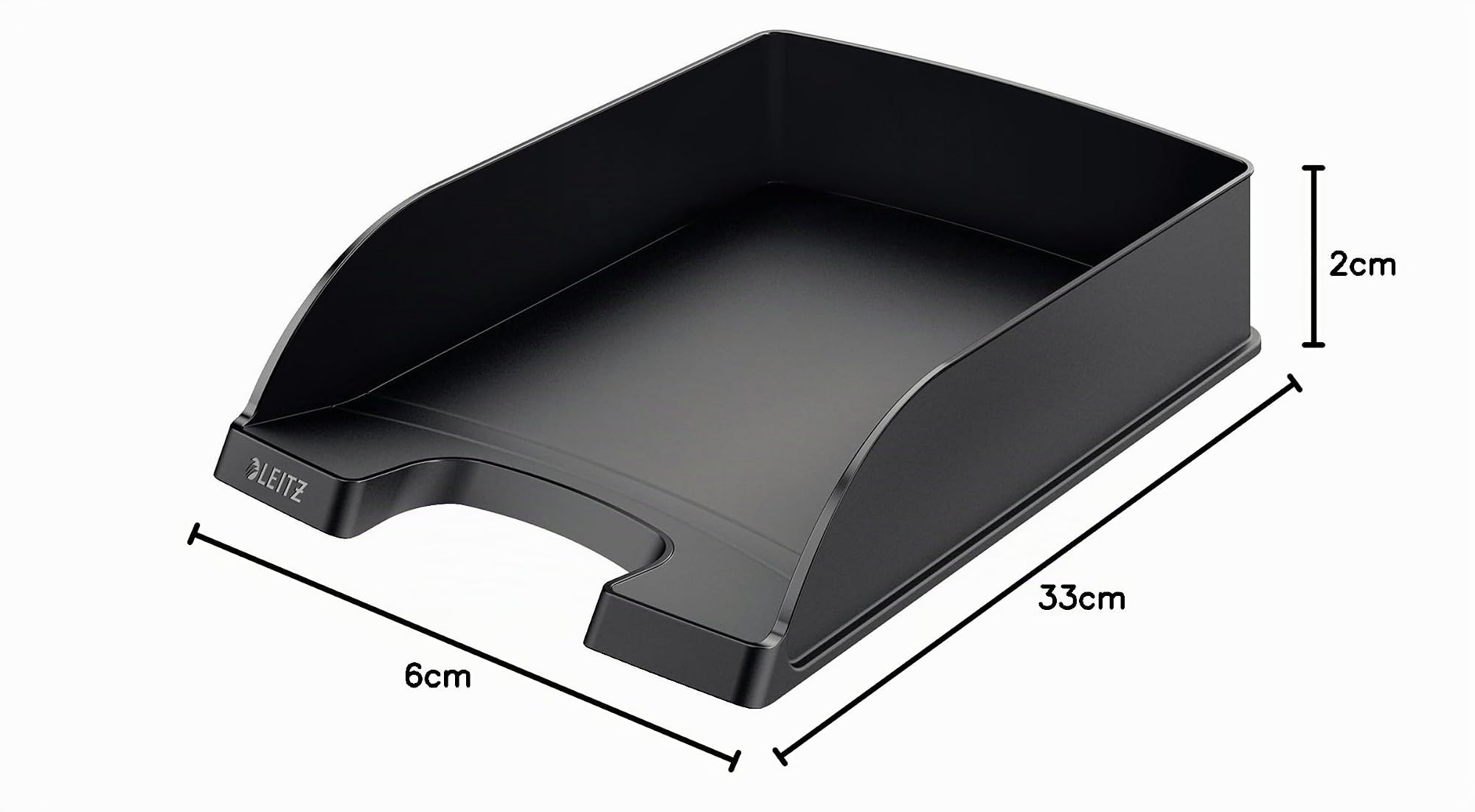 Leitz Plus Briefablage Standard A4 (10 Stück, schwarz)