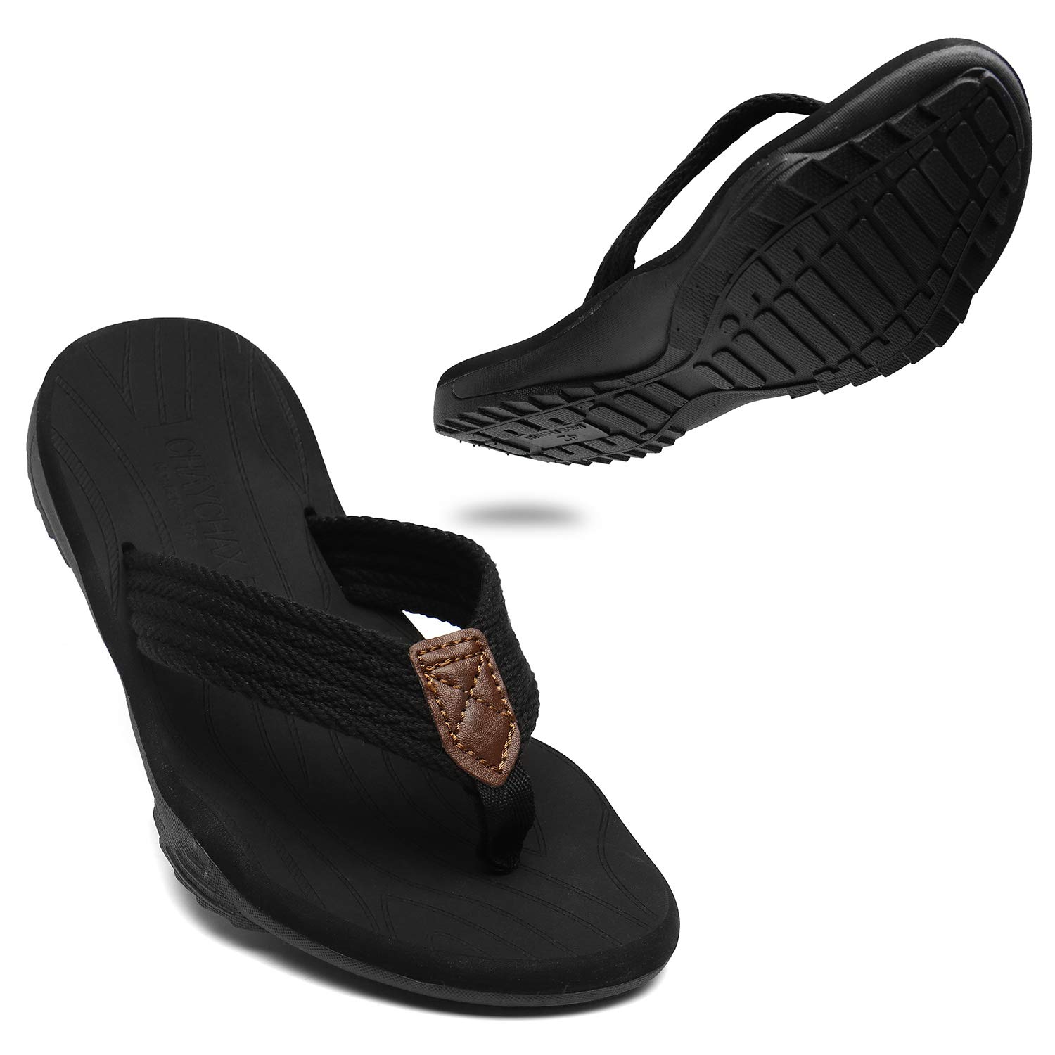 ChayChax Infradito Uomo Scarpe da Spiaggia e Piscina Sportive Beach Sandali Morbide Ciabatte Antiscivolo Pantofole con Gomma Suola