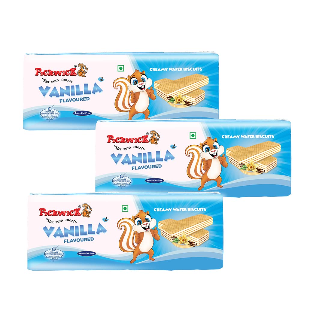 Pickwick Vanilla wafer biscuits Combo Pack - (110gm pack of 3) (B00VWJ9DJM) Amazon Price History, Amazon Price Tracker