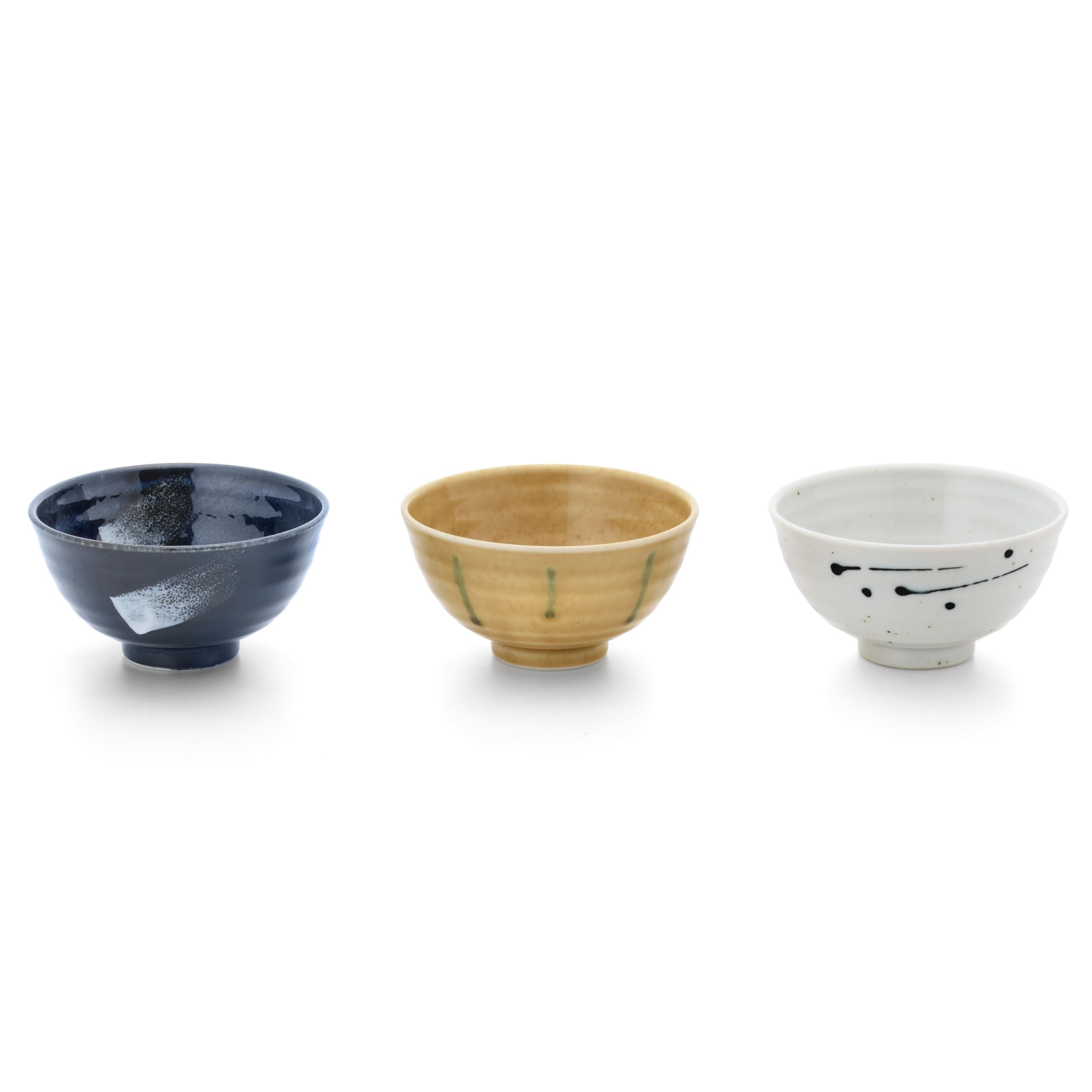 Amazon｜ヤマ吾陶器 茶碗 お茶碗 和食器 セット 美濃焼 食彩 飯碗 （3 
