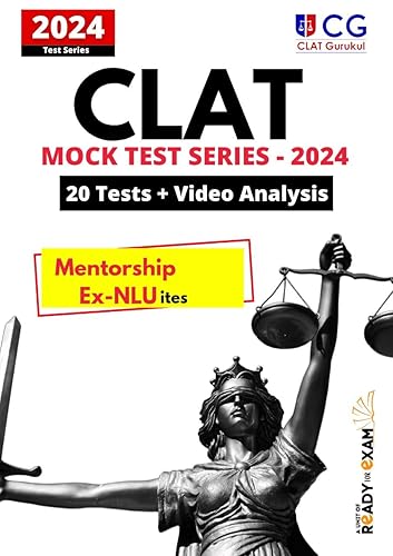 CLAT 2024 Mock Test &amp; Video Analysis (set of 20 Mock Tests) Perfect Paperback