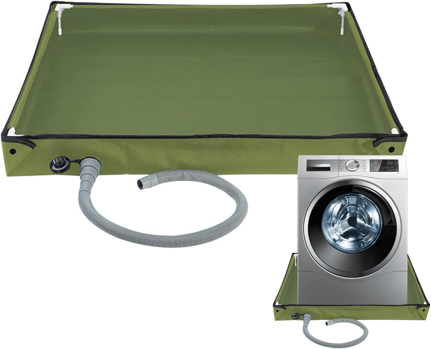 Compact Folding Basin - Outdoor Shower Base Organizer, Portable Water Accent Style, Multi Use Travel Storage Piece, Basin Functional Design, Camping Accessories for RV Bathroom Road Trip