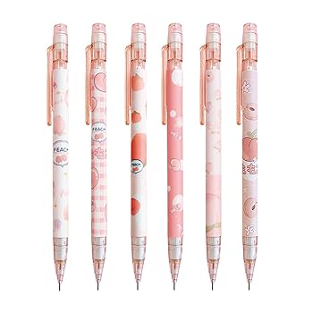 Amazon.co.jp: MOZXIRZ 6本 かわいいシャープペンシル 消しゴム